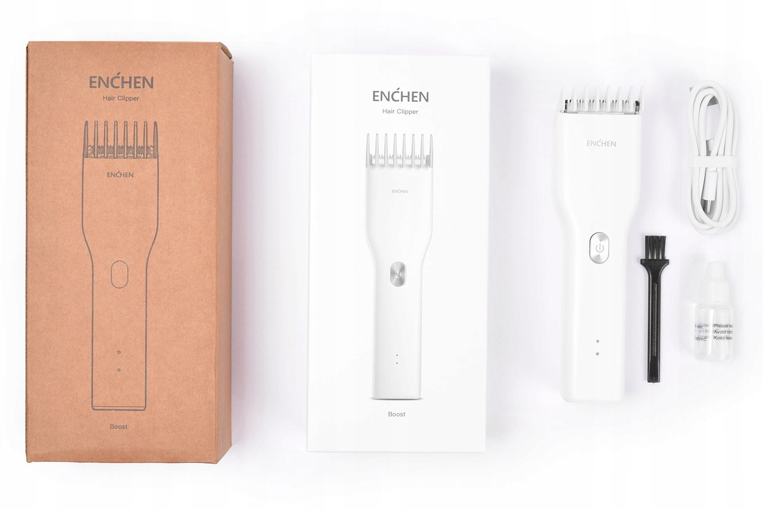 ENCHEN Hair Clipper Boost White