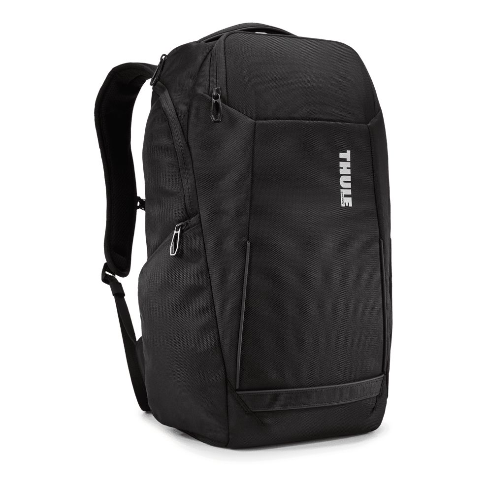 RUCSAC THULE, pt. notebook de max. 15.6 inch, 1 compartiment, buzunar frontal x 3 | buzunar lateral x 2, waterproof, poliester, negru,  TACBP2216 BLACK  /  3205382 