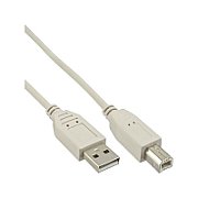USB cable (A/B), 2m, white