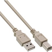 USB cable (A/B), 2m, white