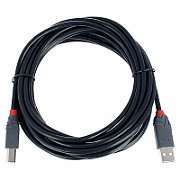 USB cable (A/B), 5m, black