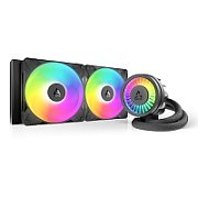 COOLER Arctic  Liquid Freezer III Pro 280 A-RGB , skt. LGA1851, LGA 1700, AM4, AM5, racire cu lichid, 2 x 140mm P14 Pro ARGB, 800 - 2800 RPM, ARGB, negru  ACFRE00183A  (timbru verde 2.00 lei)