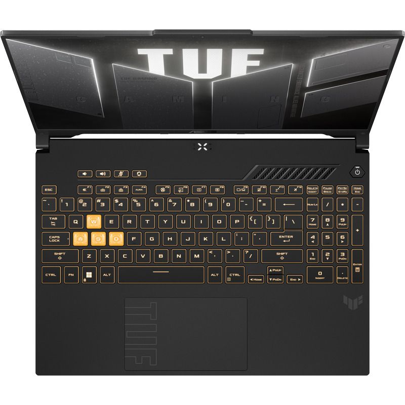 Laptop Asus TUF F16 FX607VU-RL083, 16 inch 1920 x 1200, Intel 210H (8 C / 12 T, 2.2 GHz - 4.8 GHz, 12 MB cache, 28 W), 16 GB DDR5, 1 TB SSD, Nvidia GeForce RTX 4050, Fara sistem de operare, Negru