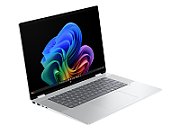 Laptop HP OmniBook X Flip NG AI PC 16-as0020nn, 16 inch 2880 x 1800 Touchscreen, Intel 258V (8 C / 8 T, 2.2 GHz - 4.8 GHz, 12 MB cache, 12 W), 32 GB LPDDR5X, 2 TB SSD, Intel Arc Graphics, Windows 11 Home, Silver