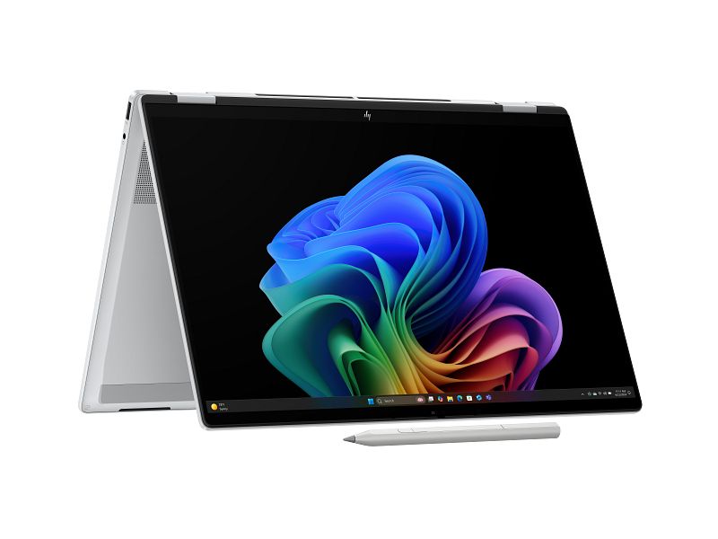 Laptop HP OmniBook X Flip NG AI PC 16-as0022nn, 16 inch Touchscreen, Intel 256V (8 C / 8 T, 2.2 GHz - 4.8 GHz, 12 MB cache), 16 GB LPDDR5X, 2 TB SSD, Intel Arc Graphics, Windows 11 Home, Silver