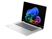 Laptop HP OmniBook X Flip NG AI PC 16-as0025nn, 16 inch Touchscreen, Intel 226V (8 C / 8 T, 2.2 GHz - 4.5 GHz, 8 MB cache, 12 W), 16 GB LPDDR5X, 512 GB SSD, Intel Arc Graphics, Windows 11 Home, Silver