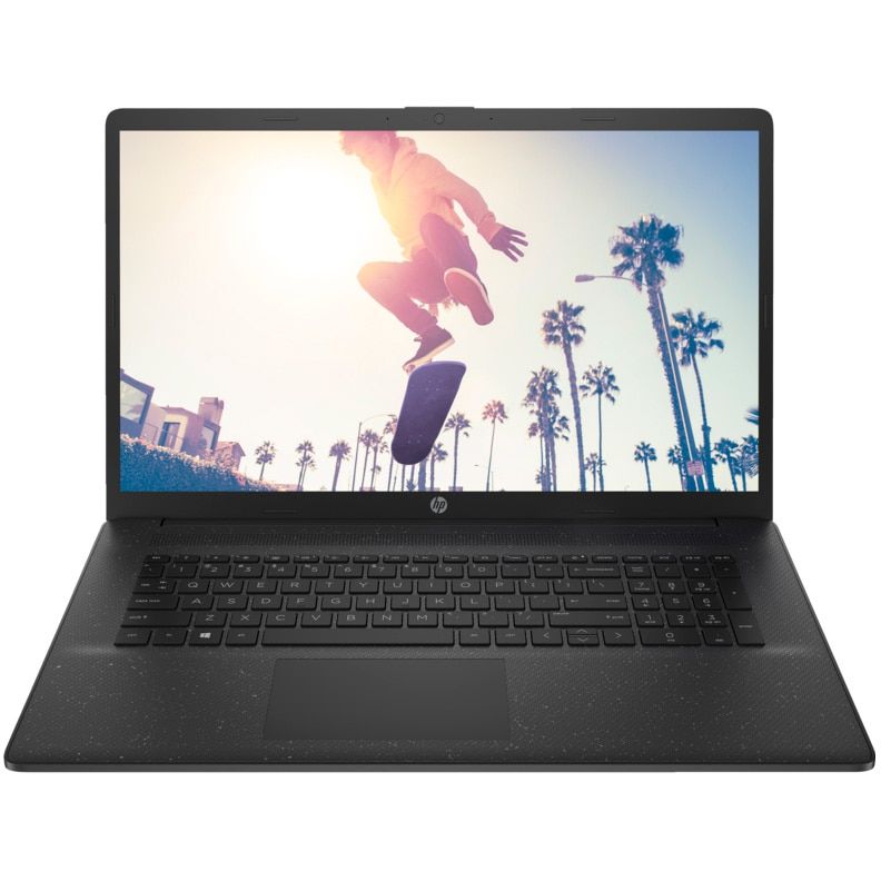 Laptop HP 17-cn3004nq B7VK4EA#AKE, 17.3 inch 1920 x 1080, Intel 1355U (10 C / 12 T, 3.7 GHz - 5.0 GHz, 12 MB cache, 28 W), 16 GB DDR4, 1 TB SSD, Intel Iris Xe Graphics, Fara sistem de operare
