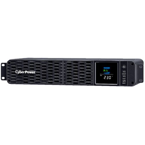 UPS CYBER POWER Line Int. cu Sinusoida Pura,rack 2U,2000VA/ 1200W AVR,8xIEC,LCD,2x 12V/9Ah,Backup 2-9min,incarc.8h,USB,RS232,RJ45,slot SNMP,GreenP,seria CP  CP2000EIPFCRM2U  (timbru verde 11 lei)