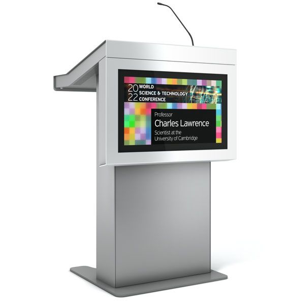 Podium Digital D3, DP3C24-WSB, diagonala 24 , doar display audienta, fara PC, dimensiuni 700x1098x611 mm, greutate 95kg