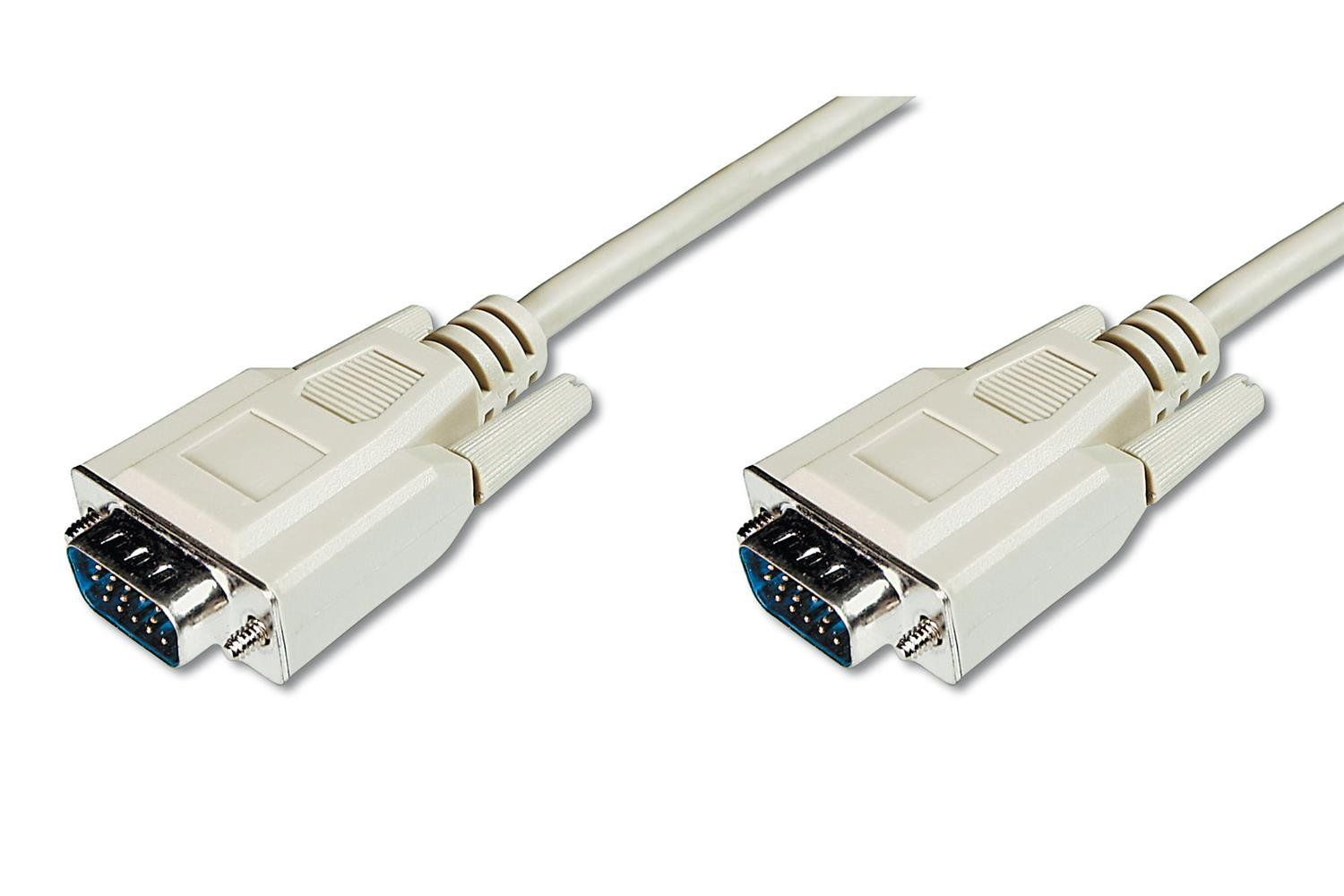 Digitus AK-310100-018-E cablu VGA 1,8 m VGA (D-Sub) Bej