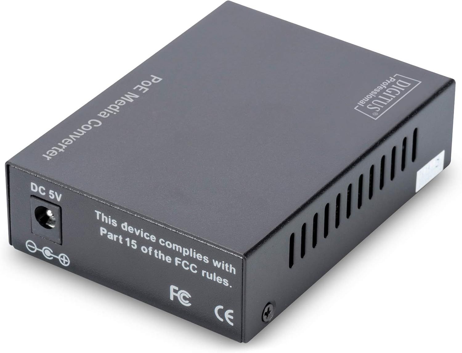 Digitus DN-82150 convertoare media pentru rețea 1000 Mbit/s 850 nm Multimodală Negru