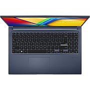 Laptop Asus Vivobook 15 M1502YA-BQ579, 15.6 inch 1920 x 1080, AMD Ryzen 7 5825U (8 C / 16 T, 3.2 GHz - 4.5 GHz, 4 MB + 16 MB cache, 15 W), 16 GB DDR4, 512 GB SSD, AMD Radeon Graphics, Fara sistem de operare, Albastru