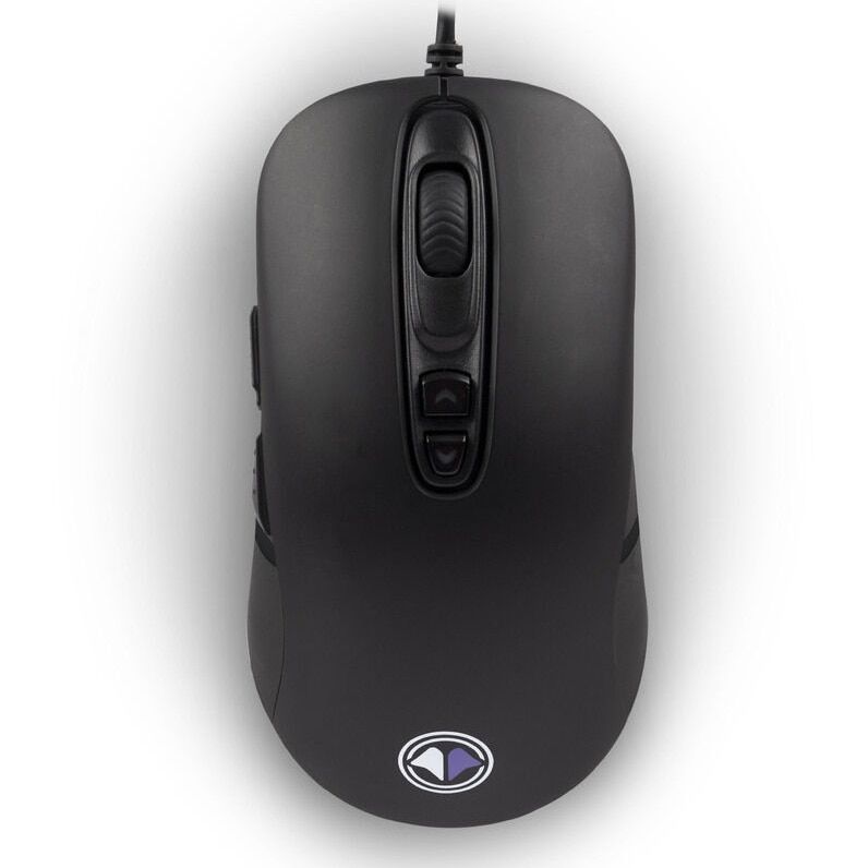 Mouse Gaming Optic MGG cu fir, 4000DPI, Negru, 7 butoane, ergonomic, 5300 FPS, Report rate 1000Hz, 1, 5m