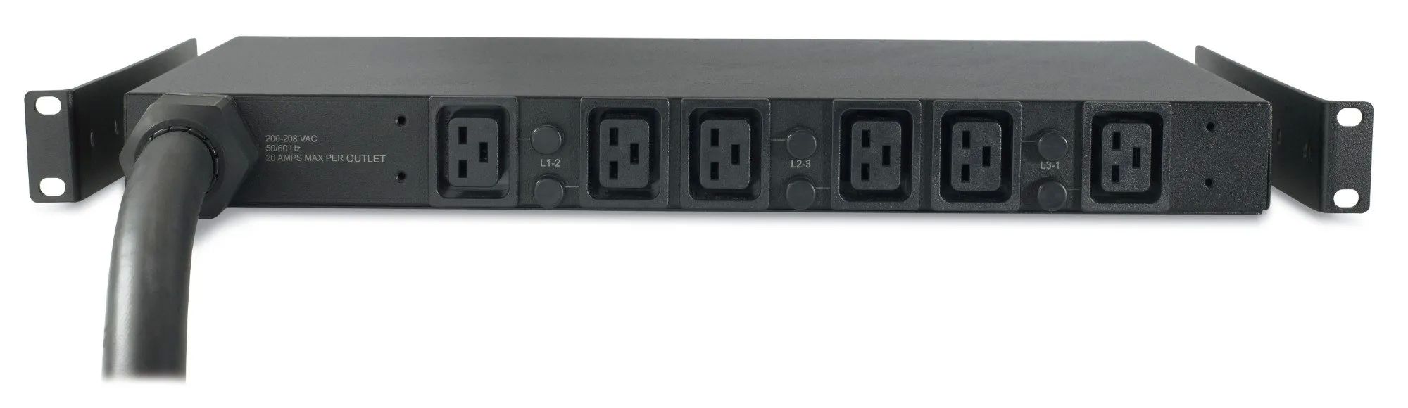 APC Basic Rack PDU AP7526 unități de distribuție a energiei electrice (PDU) 6 ieșire(i) AC 1U Negru