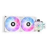 COOLER Thermalright  Aqua Elite 240 White Argb V3 , skt. LGA1851, LGA 1700, AM4, AM5, racire cu lichid, 2 x 120mm, 1500 RPM, ARGB adresabil, alb  Aqua Elite 240 White Argb V3  (timbru verde 2.00 lei)