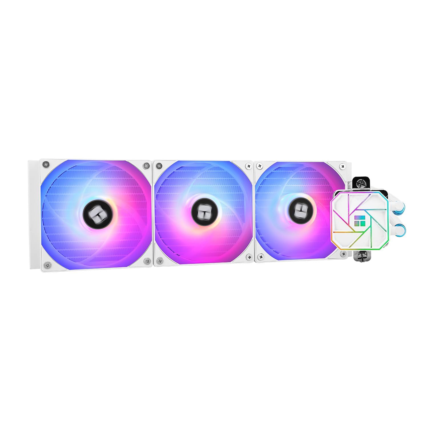 COOLER Thermalright  Aqua Elite 360 White Argb V3 , skt. LGA1851, LGA 1700, AM4, AM5, racire cu lichid, 3 x 120mm, 1500 RPM, ARGB adresabil, alb  Aqua Elite 360 White Argb V3  (timbru verde 4.00 lei)
