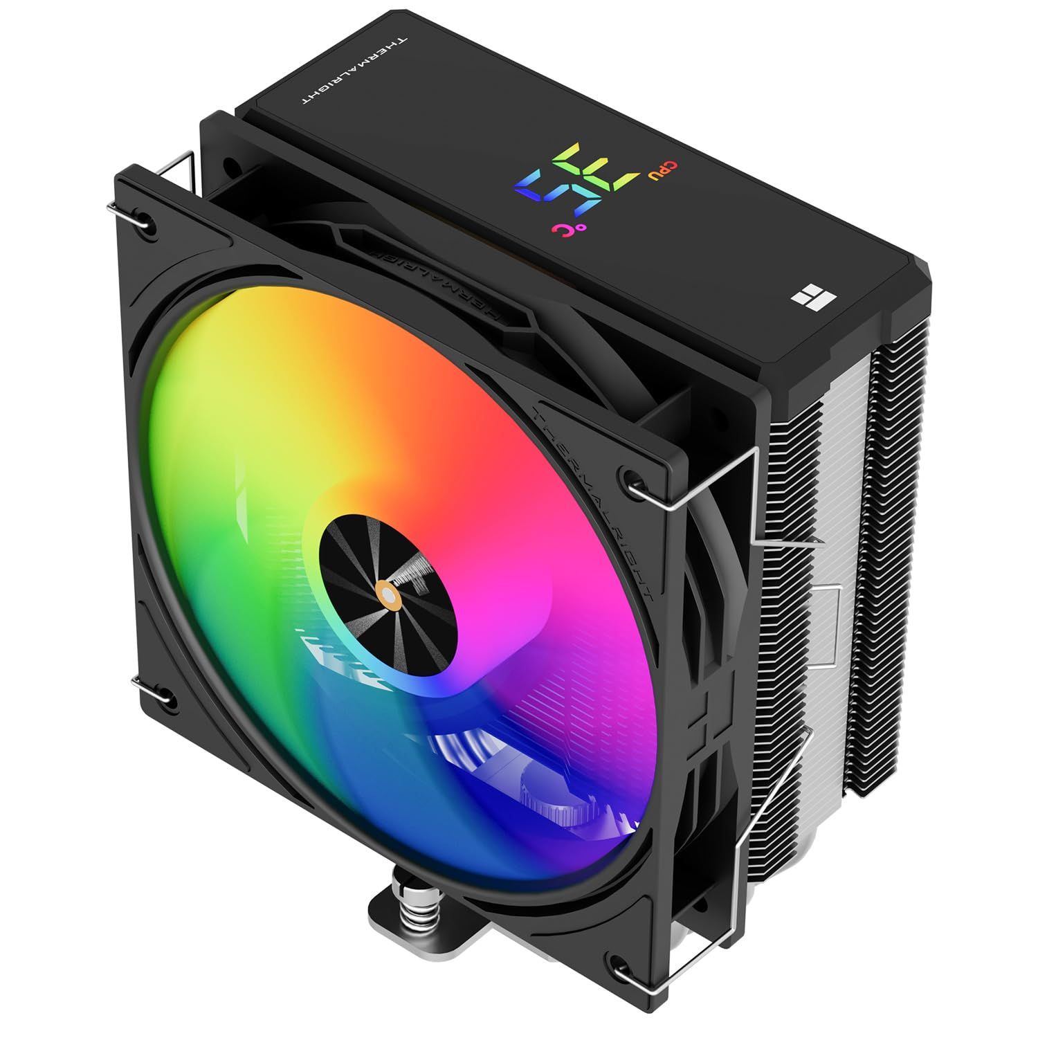 COOLER Thermalright  Assassin X 120 R Digital Argb Black  skt. Intel, racire cu aer, vent. 120mm, 2000 rpm, 4 heatpipes, inaltime 151mm, ARGB, Assassin X 120 R Digital Argb Black   (timbru verde 0.8 lei)