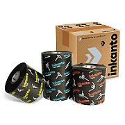 Thermal transfer ribbons, Inkanto, APR 6, Wax/Resin, 130 mm, 300 m, Out, Black