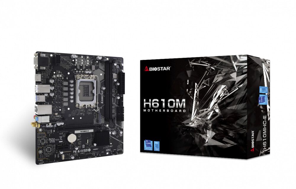 Placa de baza Biostar  H610MHC 2.0 , skt. LGA 1700, chipset Intel H610, mATX, 2 x DDR4 max. 64 GB, USB 3.2 gen 1, 4 x SATA, 1 x M.2, PCIe 4.0, HDMI, VGA,  H610MHC 2.0 