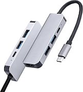 Techly IADAP USB31-DOCK1 stații de andocare și replicatoare de porturi pentru calculatoare portabile USB 3.2 Gen 1 (3.1 Gen 1) Type-C Alb