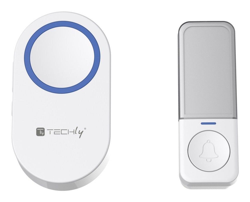 Techly I-BELL-RING05 set sonerie ușă Alb