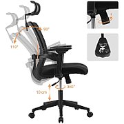 Techly ICA-CT MC016 scaun de birou și calculator Șezut căptușit Spătar din plasă