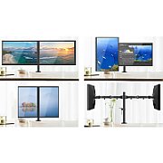 Techly ICA-LCD 482-D sistem montare monitor/stand 68,6 cm (27 ) Birou Negru
