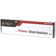 Techly I-CASE STRIP-61UD unități de distribuție a energiei electrice (PDU) 6 ieșire(i) AC 1U Negru, Roşu