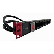 Listwa zasilająca 19' 1U X8 - gniazda Schuko