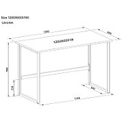 Techly ICA-TB 3545W birouri pentru calculatoare Alb