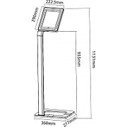 Techly ICA-TBL 1501 suport fixare și protecție tabletă 25,6 cm (10.1 ) Argint
