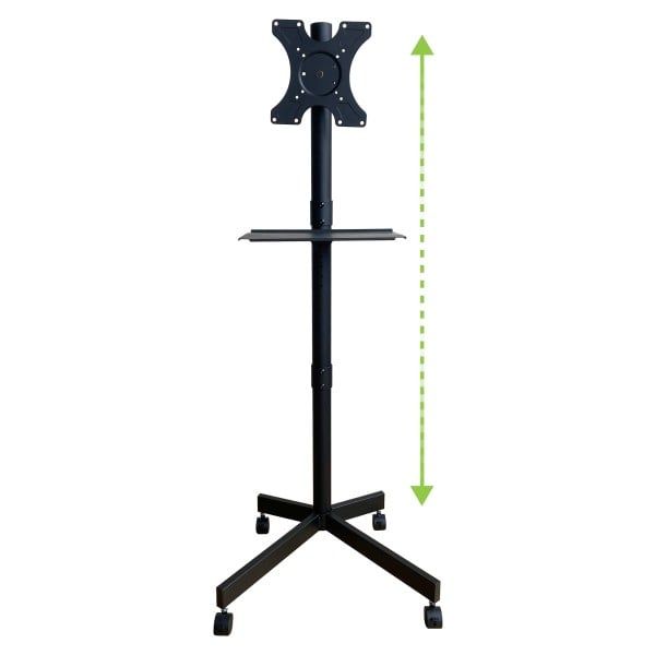 Stojak mobilny TV 32-60  do 40kg regulowany półka AV