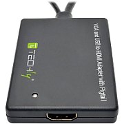Techly IDATA HDMI-VGA3 adaptor pentru cabluri video Negru