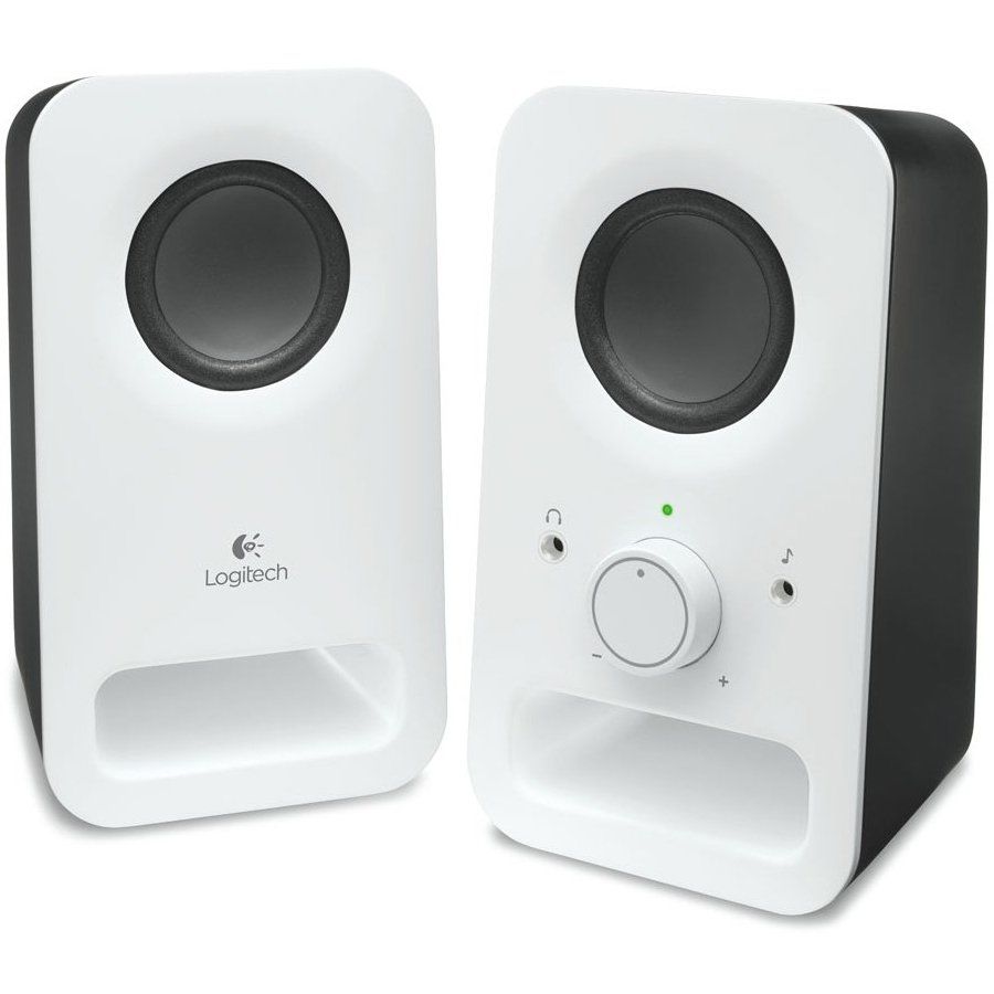 BOXE LOGITECH 2.0, RMS:  3W (2 x 1.5W), white,  Z150   980-000815   (include TV 1.5 lei)