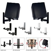 B-Tech VENTRY - Side Clamping Loudspeaker Wall Mounts with Tilt & Swivel (Pair)