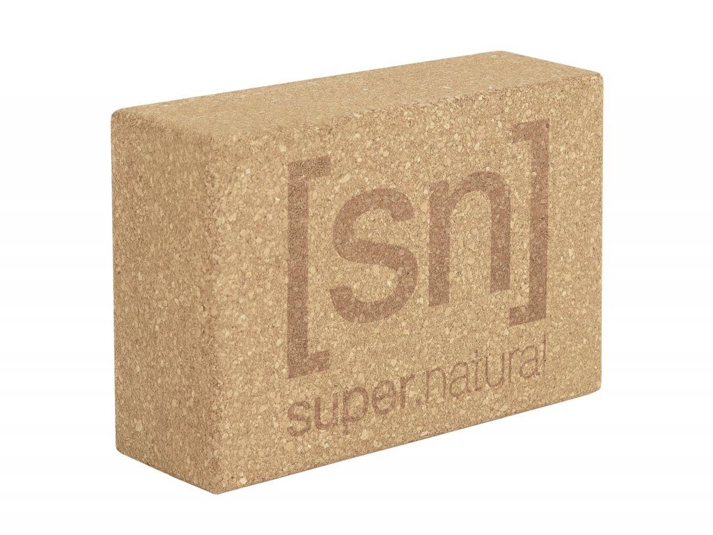 Kostka do jogi Super.Natural Karana Black - cork