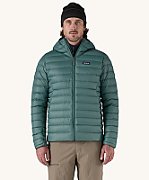 Down sweater hoody jacket  wetland blue