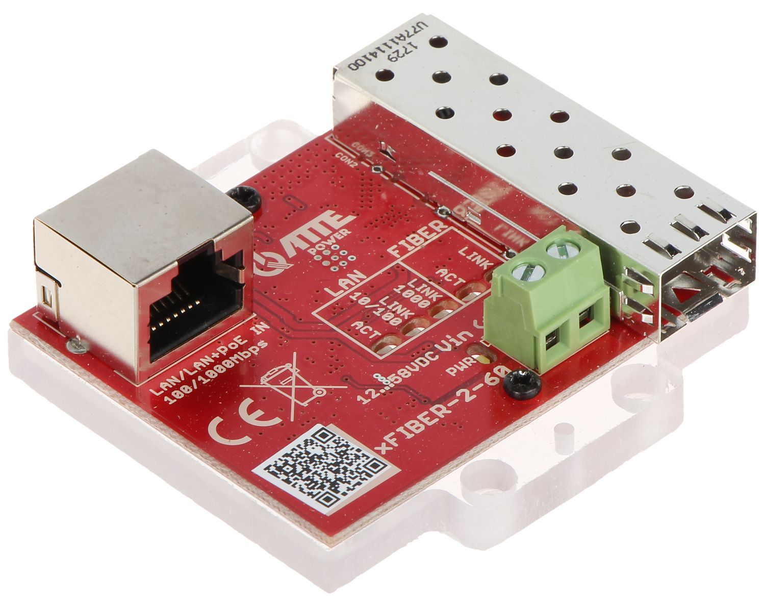 Gigabitowy media konwerter Ethernet ATTE xFIBER-2-60