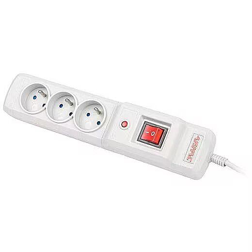 Armac Multi M6 | Power strip | surge protector  6 sockets  1.5m cable  black