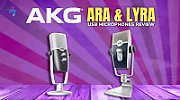 AKG Ara - professional USB condenser microphone  blue-silver