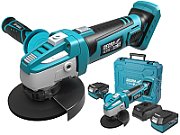 Cordless Angle Grinder 18V 2*4.0AH SAS+