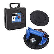 Suction cup for glass with pump and gauge - 200mm