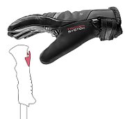 LEKI RĘKAWICE Snowfox 3D Women black 7.0