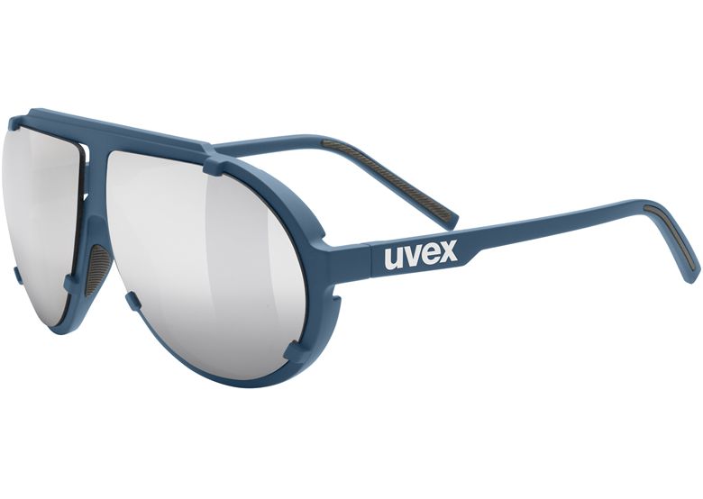 Sunglasses Uvex Pina blue matt/mirror silver