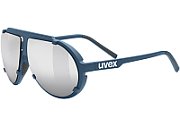 Sunglasses Uvex Pina blue matt/mirror silver