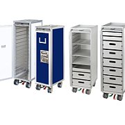 Four-wheel aluminium stand