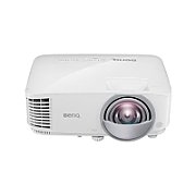 Videoproiector BenQ MX808STH, 1024 x 768 pixeli, 4:3, 3600 lm, DLP, 6000 h, Fara Wi-Fi incorporat, Alb