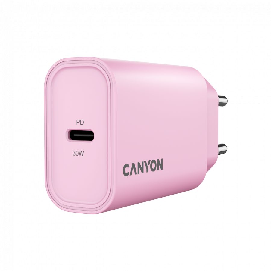 CANYON charger OnCharge 30CL Max Power 30W 1xPD EU Pink
