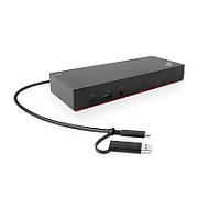 Lenovo ThinkPad Hybrid USB-C with USB-A Dock Prin cablu USB 3.2 Gen 2 (3.1 Gen 2) Type-C Negru