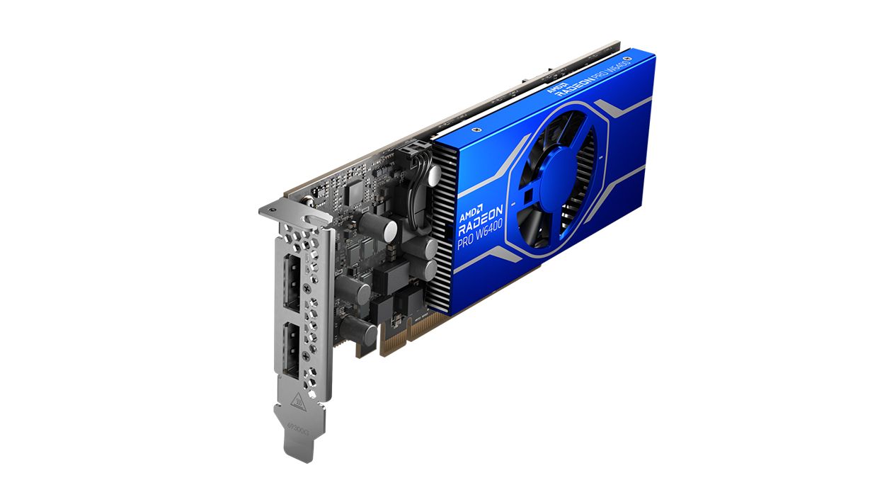 RADEON PRO W6400 4GB/PCIE 4.0 X4 2XDP 4GB GDDR6